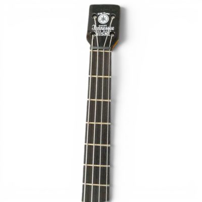 Custom Forge Jack Daniels Bottle Shape Tone Sunburst Finish 4 String Headless Bass - Image 3