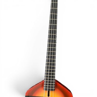 Custom Forge Jack Daniels Bottle Shape Tone Sunburst Finish 4 String Headless Bass - Image 7