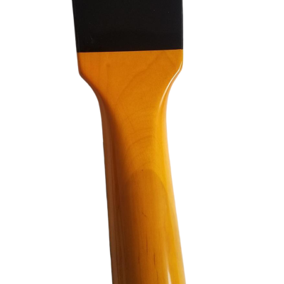 Custom Forge Jack Daniels Bottle Orange Black Finish 4 String Headless Bass - Image 11