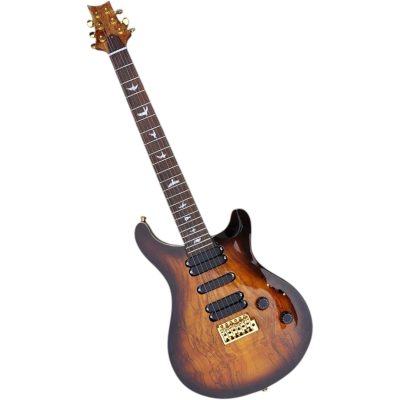 Custom Monarch Mark Black Gold Burst Finish Electric Guitar Mini Toggle Switches - Image 2