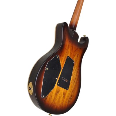 Custom Monarch Mark Black Gold Burst Finish Electric Guitar Mini Toggle Switches - Image 9