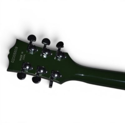 Custom Crown Memphis Olive Drab Green ES355 Bigsby Vibrato Tailpiece Fhole Guitar - Image 5