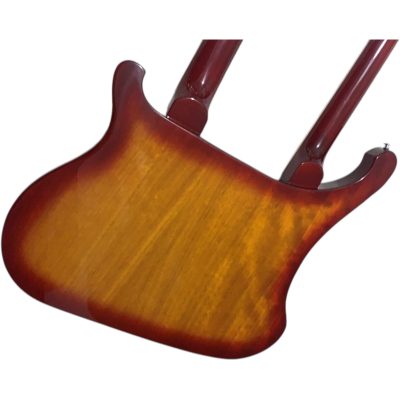 Custom Nova 4003 Rutherford Genesis Double Neck Fireglo 4 String Bass 12 String Guitar - Image 6