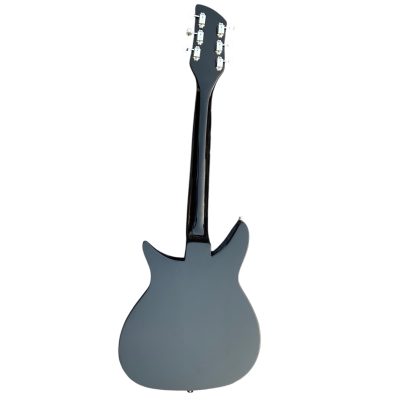 Custom Nova Black Jetglo 325C64 21 Inch Scale Length 6 String Padauk Wood Fretboard Guitar - Image 3
