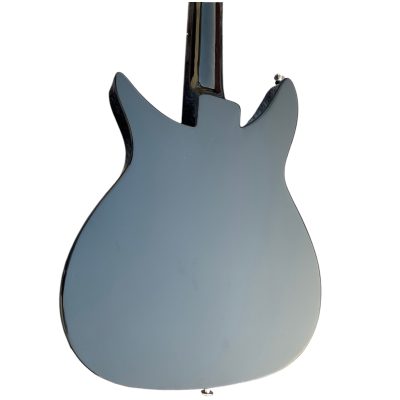 Custom Nova Black Jetglo 325C64 21 Inch Scale Length 6 String Padauk Wood Fretboard Guitar - Image 4