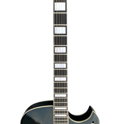 Custom Crown Byrdland Classic Black Fhole Florentine Cutaway Guitar - Image 8