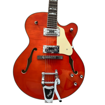 Custom Sovereign G5420T2 Brian Setzer Orange Stain Fhole Guitar
