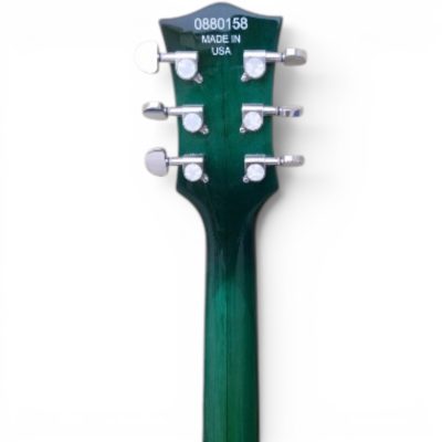 Custom Sovereign Setzer Two Tone Anniversary Green Electromatic Hollow Body Single Cut Bigsby G5420T Guitar - Image 5