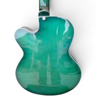 Custom Sovereign Setzer Two Tone Anniversary Green Electromatic Hollow Body Single Cut Bigsby G5420T Guitar - Image 6
