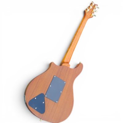 Custom Monarch Santana Bonnie Pink Flamed Maple Top Double Cutaway Guitar Fhole - Image 6