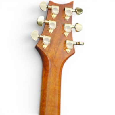 Custom Monarch Santana Bonnie Pink Flamed Maple Top Double Cutaway Guitar Fhole - Image 7