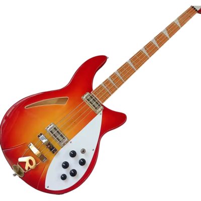 Custom Nova 360 George Fireglo 4 String Bass - Image 4