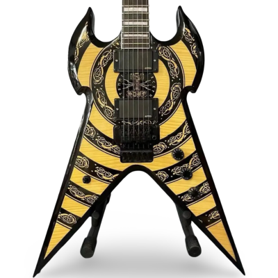 Custom Titan Norse Dragon Bullseye Wylde Floyd Rose Tremolo Electric Guitar