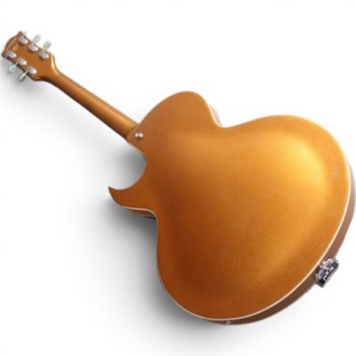 Custom Crown Gold Top Metallic Fhole Floral Scotty ES295 P90 Pickups Hollow Body Bigsby Tremolo - Image 6