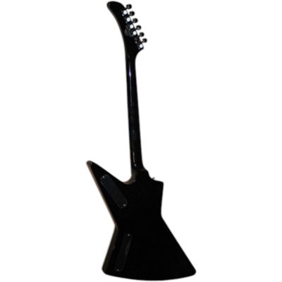 Custom Crown Korina Explorer Hetfield Gray Black Burst Flamed Maple Top Electric Guitar - Image 7