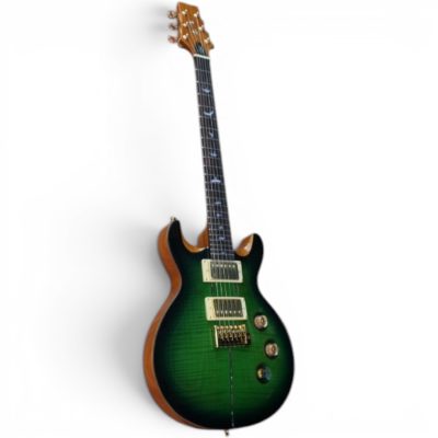 Custom Monarch Santana Emerald Green Burst Electric Guitar - Image 2