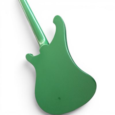 Custom Nova 4003 Green 4 String Bass White Pickguard - Image 6