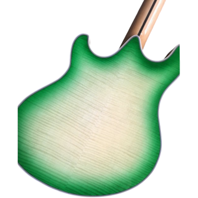 Custom Vesper Trey Fhole Languedoc Eriza Verde Green Burst Bracing Inside Electric Guitar - Image 5