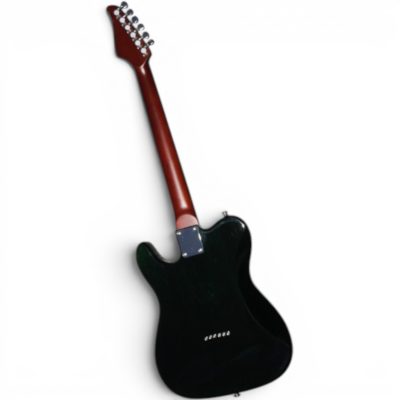 Custom Magnitude P90 Pickups Andy Wood Mahogany Classic Faded Trans Green Burst Flamed Maple Top Guitar - Image 3