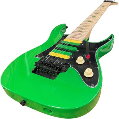 Custom Axis Vai Green Jem Floyd Rose Tremolo 7 String Electric Guitar - Image 6