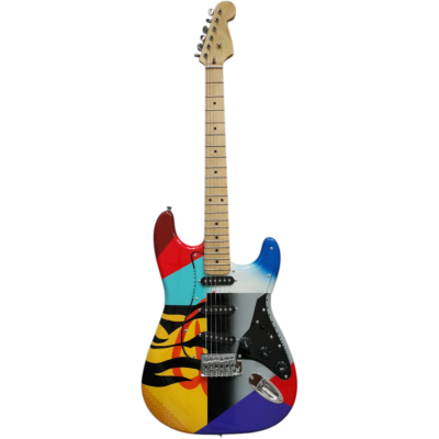 Custom Regent Eric Clapton Crash 3 Graffiti Graphic Electric Guitar