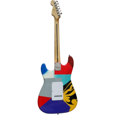 Custom Regent Eric Clapton Crash 3 Graffiti Graphic Electric Guitar - Image 3
