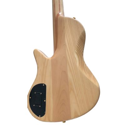 Custom Solis Imperial Natural Birdseye 4 String Bass - Image 6
