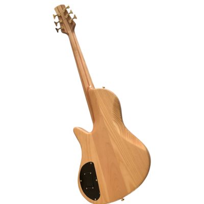 Custom Solis Imperial Natural Birdseye 4 String Bass - Image 7