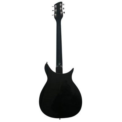 Custom Nova Jetglo Black 325 Electric Guitar Ebony Fretboard Left Handed - Image 3