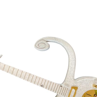 Custom Ember Prince Love Symbol Fretboard White Sparkle Floyd Rose Tremolo Electric Guitar - Image 6