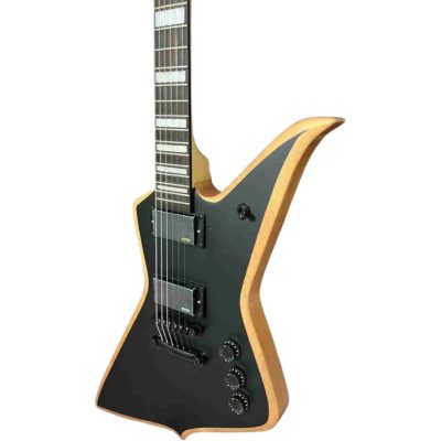Custom Titan Wylde Matte Mahogany Blackout Blood Eagle Finish Guitar - Image 2