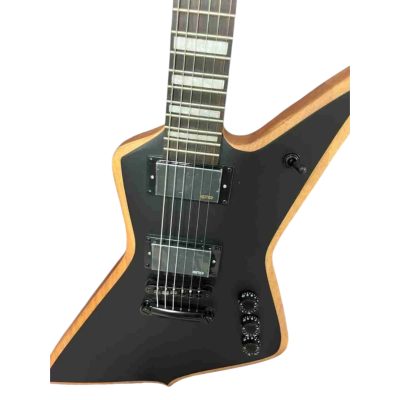 Custom Titan Wylde Matte Mahogany Blackout Blood Eagle Finish Guitar