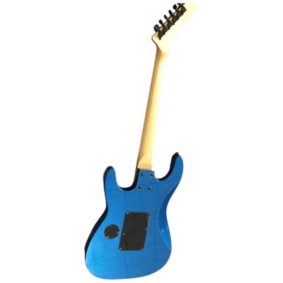 Custom Obsidian George Lynch Kamikaze II Blue Camouflage 6 String Electric Guitar - Image 8