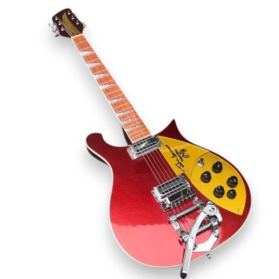Custom Nova Metallic Red 660 Solid Body Guitar Lennon Toaster Pickups Bigsby Tremolo