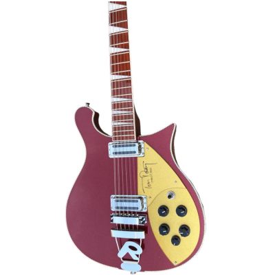 Custom Nova Metallic Red 620 Solid Body Guitar Tom Petty Toaster Pickups 12 String - Image 3