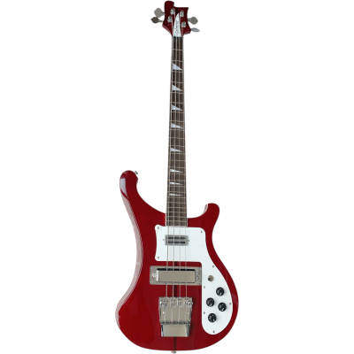 Custom Nova 4003 Burgundy Red 4 String Bass - Image 2