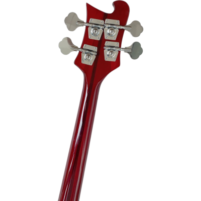 Custom Nova 4003 Burgundy Red 4 String Bass - Image 5