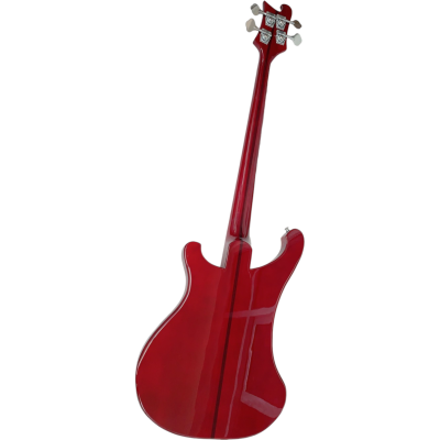 Custom Nova 4003 Burgundy Red 4 String Bass - Image 7