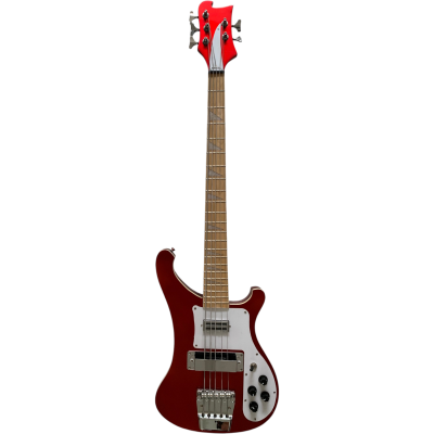 Custom Nova 4003 Ruby Red Pearl 5 String Bass Maple Fretboard - Image 2