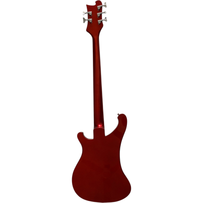 Custom Nova 4003 Ruby Red Pearl 5 String Bass Maple Fretboard - Image 7