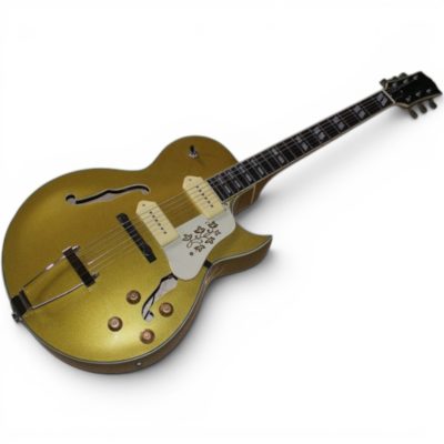 Custom Crown Gold Top Fhole Floral Scotty ES295 P90 Pickups Hollow Body - Image 2