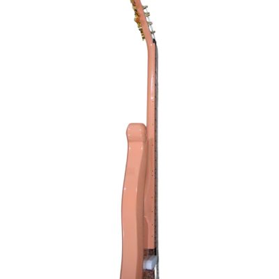 Custom Ember Prince Cloud Pink Peach Electric Guitar - Image 3