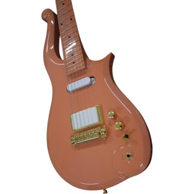 Custom Ember Prince Cloud Pink Peach Electric Guitar - Image 7