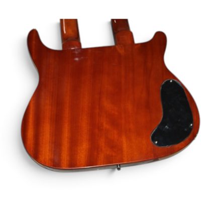 Custom Monarch 6 String Guitar 4 String Bass Prism Rainbow Burst Flamed Maple Top Double Neck - Image 6