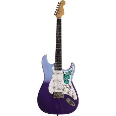 Custom Regent Jimi Hendrix Monterey Purple Psychedelic Guitar - Image 2