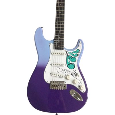 Custom Regent Jimi Hendrix Monterey Purple Psychedelic Guitar - Image 3