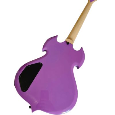 Custom Titan Wylde Barbarian Purple Vertigo Finish Audio Electric Guitar - Image 5