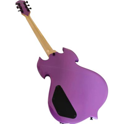 Custom Titan Wylde Barbarian Purple Vertigo Finish Audio Electric Guitar - Image 7