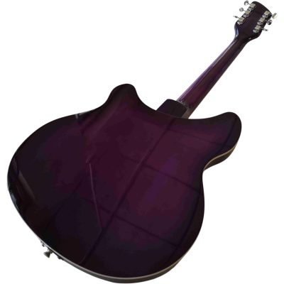 Custom Nova Slash Soundhole Purpleglo Violet 360 6 String Guitar - Image 6