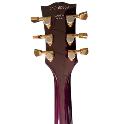 Custom Crown Supreme Trans Purple Schon Quilted Maple Top Guitar - Image 4